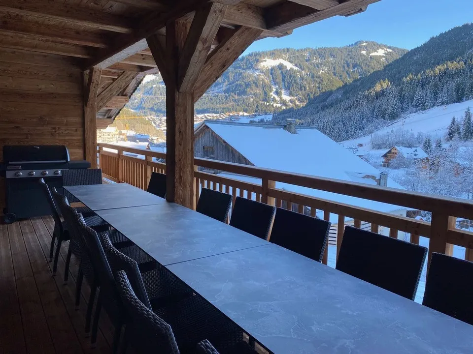 Chalet Le Bon Vieux Temps, Chatel (self catered chalet) - Balcony